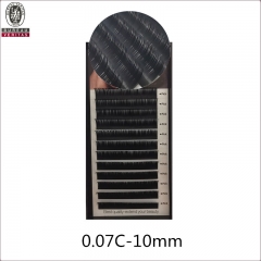 まつげエクステ つけまつげ 0.07-C-10mmフラットアイラッシュ
